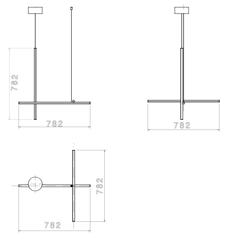 Flos coordinates suspension 1 clIII F1842044 rozmery