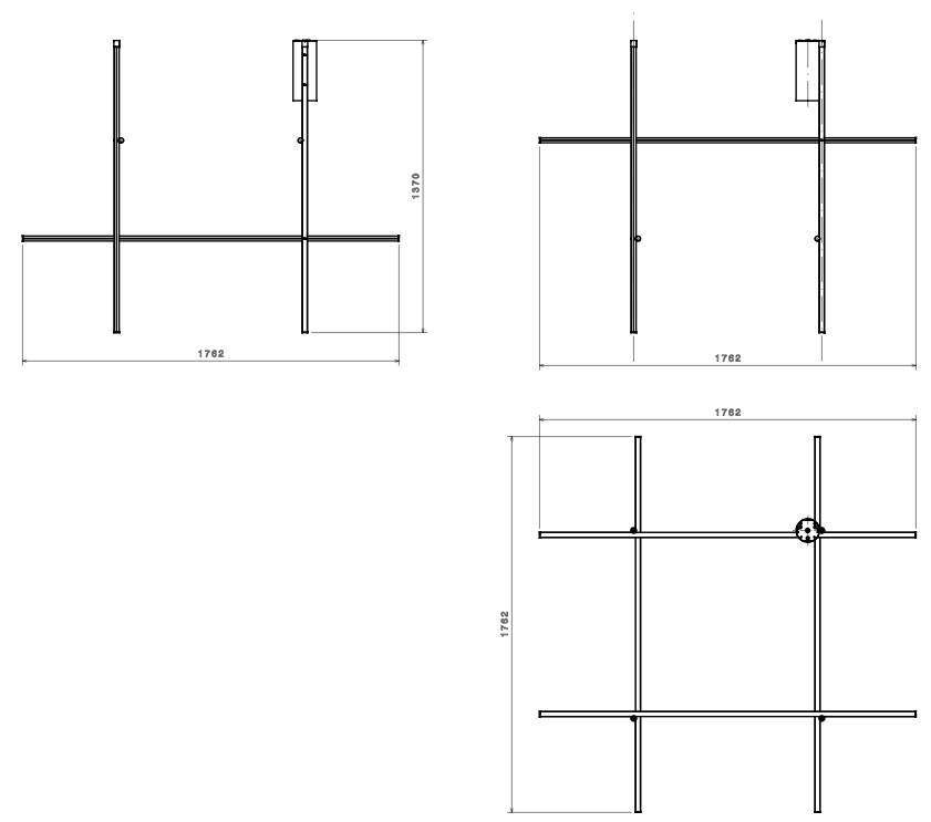 Flos Coordinates Ceiling F1886044 rozmery
