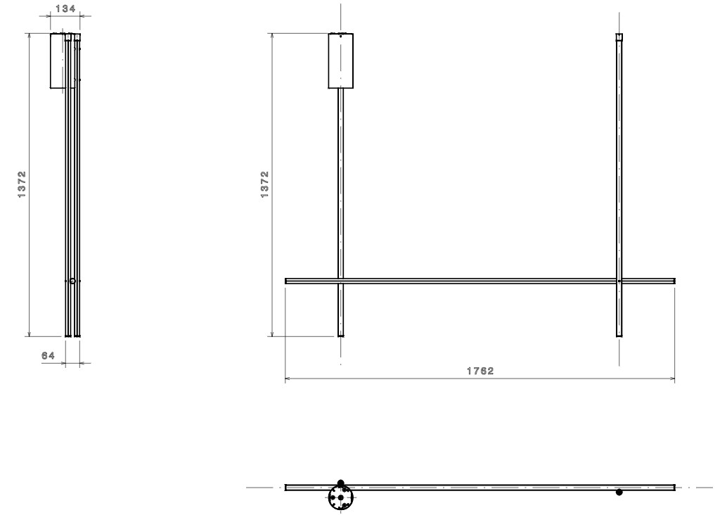 Flos coordinates F1836044 rozmery