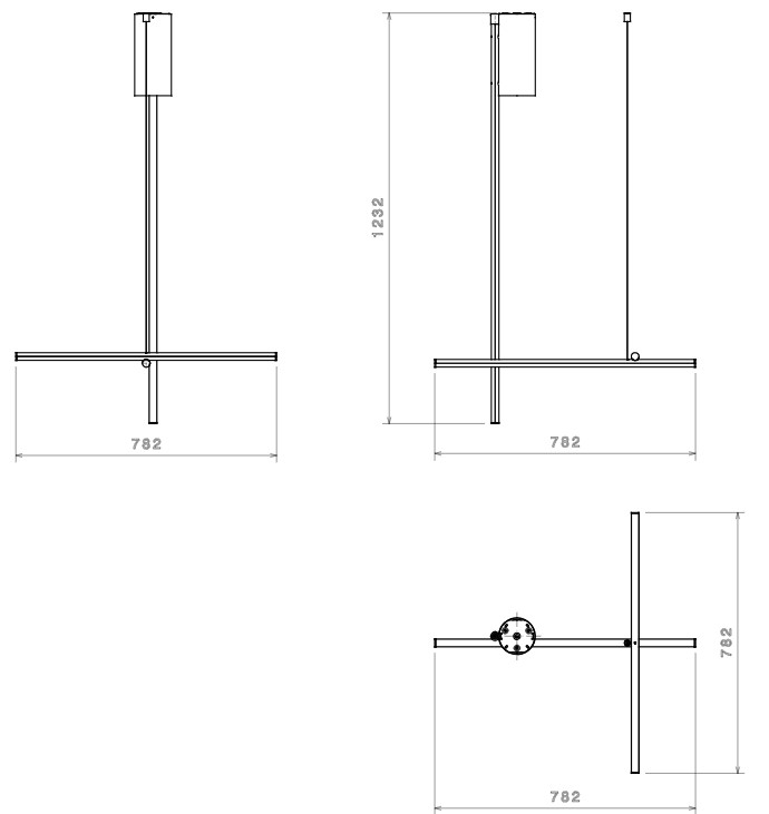 Flos coordinates F1832044 rozmery