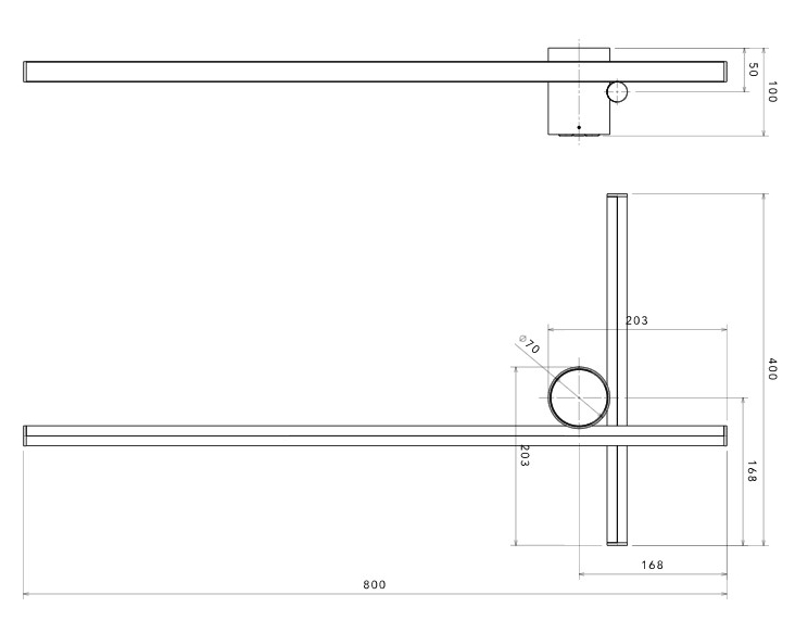 Flos coordinates F1811044 rozmery