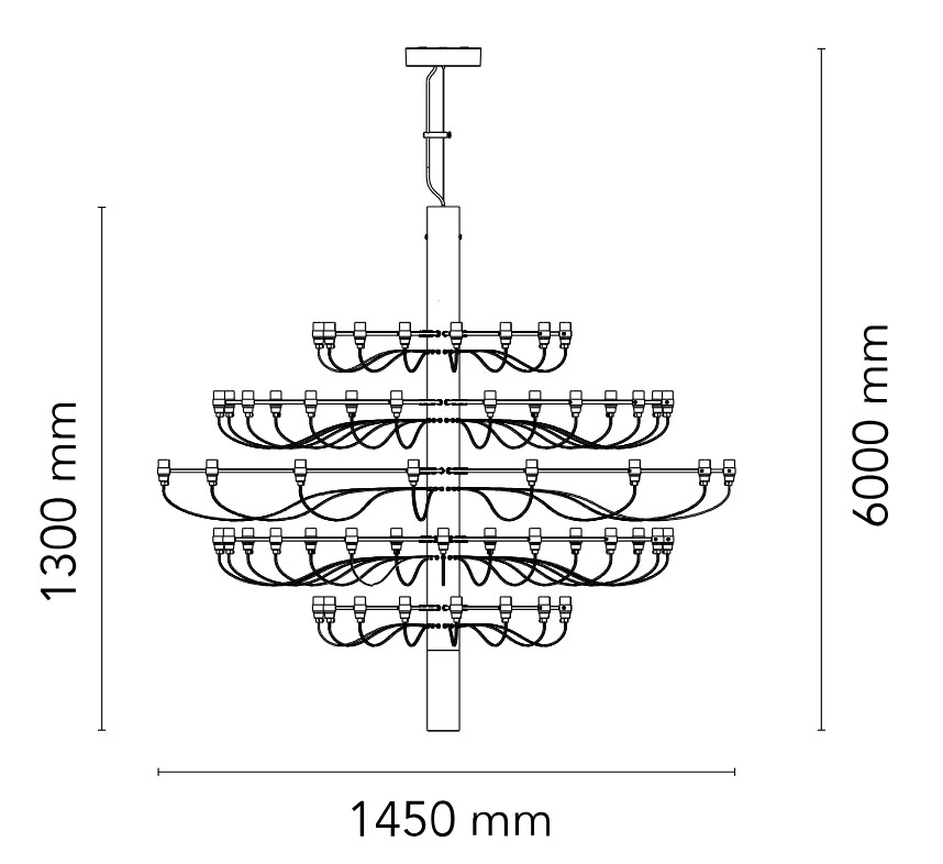 flos 2097 75 rozmery