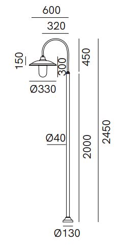 Il Fanale 301.D7 rozmery