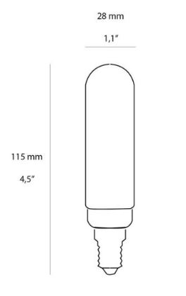 flos lampen flos e14 9w 2700k rozmery