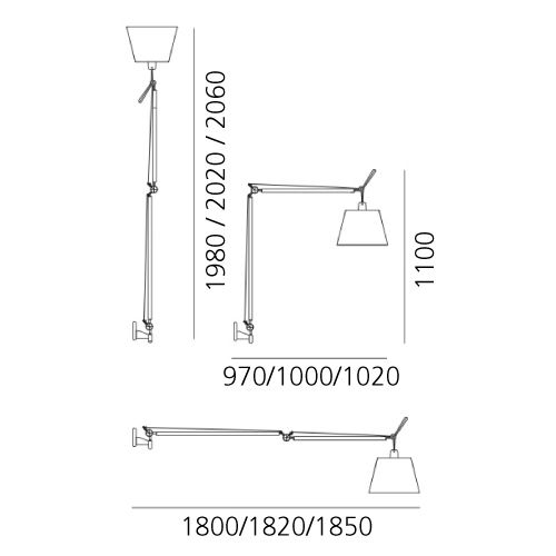 artemide tolomeo mega parete silhouette4869618 800x600 rozmery
