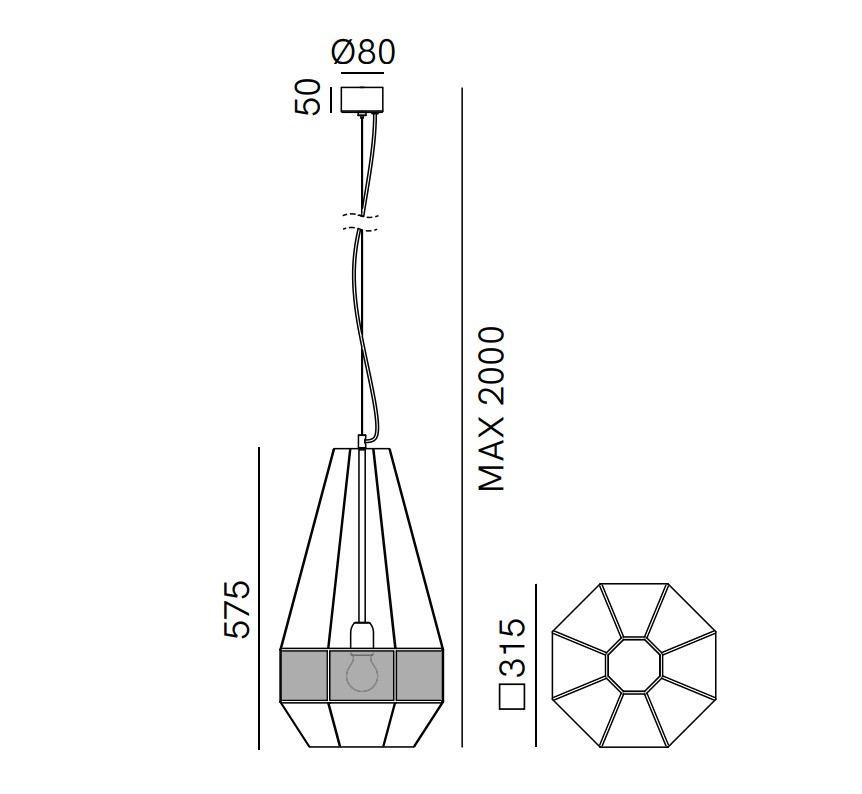 il fanale massira 295 01 MM rozmery