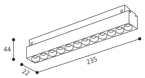 LED2 6480933 rozmery
