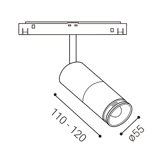LED2 6092233 rozmery