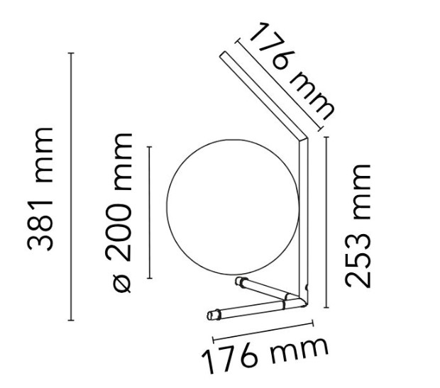 fLOS iclight table1 Low rozmery