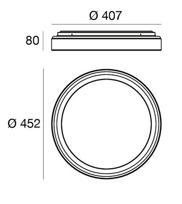 INSIDE prumer 452mm rozmery