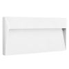 iLed Envelope_W Wall-Recessed, bílé nástěnné svítidlo, 9,5W LED 3000K, 27x12,5cm, IP65
