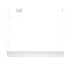 20685 2 linea light glu d pb zavesne svitidlo 41w led 3000k bile sklo delka 127 8cm