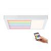 Paulmann Cesena, stropní LED panel, 22W LED RGBW Zigbee, bílá, 40x40 cm