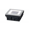 Paulmann Cube IP67 Solar, solární zápustné svítidlo do země na baterie, 0,24W LED, 10x10cm, IP67