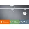36003 10 paulmann pure 2 spot pro urail system max 1x10w gu10 bila