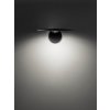 40464 8 studio italia design puzzle single round svitidlo pro neprime osvetleni 1x17w led 2700k cerna prum 19cm