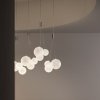 Lodes Random frosted white 14 lights on recessed micro canopies