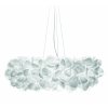 Slamp Clizia Mama Non Mama White Large, designové svítidlo s čirým kabelem, 4x12W E27, prům. 78cm