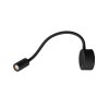 SLV Dio Flex, nástěnné flexibilní svítidlo, power LED 1,9W 2700K, černá