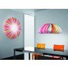 5685 6 axolight muse designove svitidlo z multicolor textilu 3x70w prum 80cm