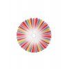 Axolight Muse, designové svítidlo z multicolor textilu, 3x70W, prům. 80cm