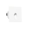 iLed Quara65_Q, bílé zápustné LED svítidlo do stěny, 1x2W 2700K, rozměr 7x7cm, IP65
