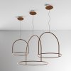 Axolight U LIGHT suspension 90 120 160 rust brown composition STILL