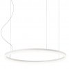 Redo Orbit direct, závěsné kruhové svítidlo, 40,5W LED 4000K stmívatelné TRIAC, bílá, prům. 60cm