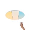 Paulmann Velora, bílé stropní svítidlo s funkcí White Switch 38W LED 3000/4000/6500K, průměr 60cm