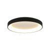Mantra Niseko, černé stropní svítidlo LED 48W 3000K, průměr 65cm