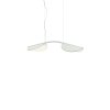 Flos Almendra S2 Arch Short, závěsné svítidlo, bílá, 30W 2700K stmívatelné, 115cm