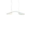 Flos Almendra S2 Arch Long, závěsné svítidlo, bílá, 30W 2700K stmívatelné, 136cm