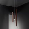 Lodes A Tube medium, small, large coppery bronze 3 lights round canopy