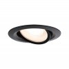 Paulmann Nova Plus, černá otočná bodovka GU5,3 nebo GU10, průměr 9,3cm, IP65