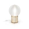 Slamp Atmosfera Medium Gold, designová lampička se zlatou základnou, 2x12W E27, průměr 30cm