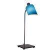Nemo Lampe De Bureau, stolní lampa s modrým stínítkem, 1x20W E14, výška 51cm