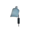 Nemo Lampe De Bureau, nástěnná lampa s šedo-modrým stínítkem, 1x20W E14, výška 29cm