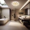 Slamp Veli Aurea Ceiling Wall Large Bathroom Set