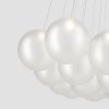 Lodes Random Cloud frosted white, 14 lights diam 23