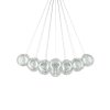 Lodes Random Cloud 23 ø28, závěsné svítidlo LED 23 x 5W 3000K, čiré sklo, rozměr 172x139cm
