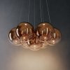 Lodes Random Cloud glossy bronze 7 lights, diam 23