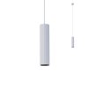 Redo Delphi, bílé závěsné svítidlo, 1x7W GU10, ø7cm, výška 30cm