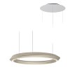 Lodes Tidal Adjustable, kulaté závěsné stahovací svítidlo LED 33W 2700K, champagne/bílá, průměr 60cm, TRIAC