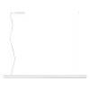 Redo Cityline, bílé závěsné svítidlo, LED 35W 2700/3000K, bezdotykové ovládání, stmívatelné, délka 150cm