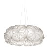 Slamp C'est La Vie Suspension Large White 2 no background transparent wire