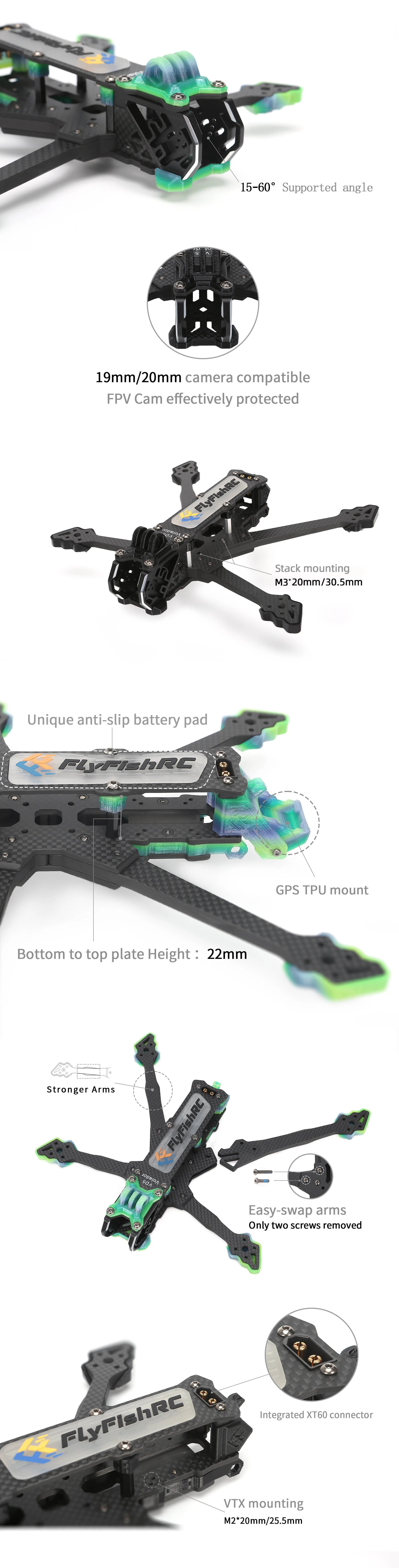 Volador-VD5-Deadcat-FPV-Frame-Kit-2