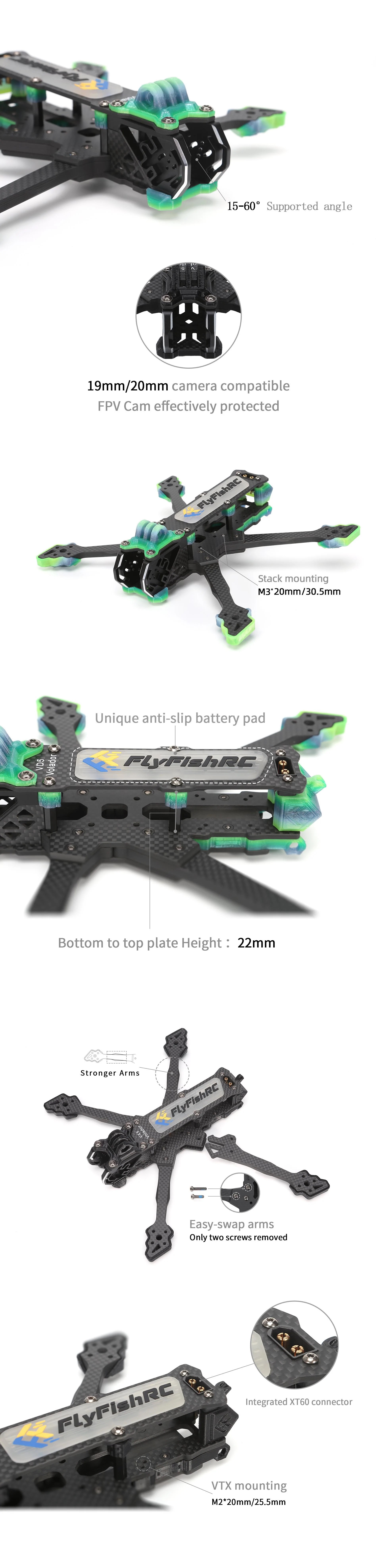 Volador-VX5-FPV-Freestyle-Frame-Kit-8