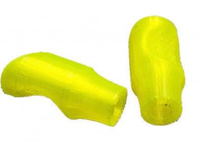 Stick ends M4 pinch úchop (Barva Transparentní oranžová)