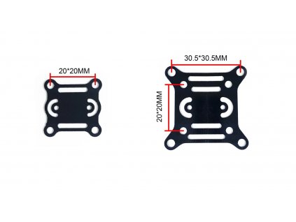 Izolační deska 10ks (Instalační rozměr 30,5x30,5mm, délka kabelu 5mm)