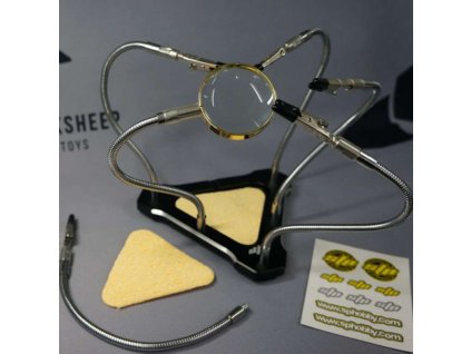 4316 2 drzak na pajeni s lupou